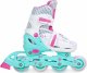 Rolki Raven Inlineskates Loret Mint rekreacyjne regulowane białe r. 27-30 3