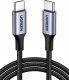 Kabel USB Ugreen USB-C - USB-C 1 m Czarny (70427B) 2