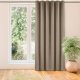 Homede Homede Zasłona VILA velvetowa na złotych przelotkach 400x270 beżowa 2