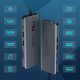 HUB USB Choetech Adapter 12w1 Choetech HUB-M26 USB-C do USB-C+ USB-A+ HDMI+ VGA+ AUX+ SD+ TF (szary) 9