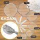 Kadax Sitko Kuchenne Nierdzewne Przesiewacz Mąki 7 cm 2