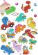 LeanToys Zestaw Naklejek Haft Diamentowy Dinozaury Mozaika 2
