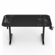 Biurko SENSE7 Nomad Cybernetic Czarne 140 cmx60 cm 140x60 cm 4