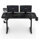 Biurko SENSE7 Nomad Cybernetic Czarne 140 cmx60 cm 140x60 cm 5