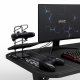 Biurko SENSE7 Nomad Cybernetic Czarne 140 cmx60 cm 140x60 cm 10