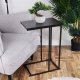Trends4You Stolik kawowy metalowy czarny boczny 40x26x58 cm 2