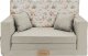 Blomster Rozkładana sofa piankowa dziecięca j.szara+liski 1