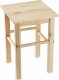 Kadax Taboret Stołek Kuchenny Drewniany Krzesło 43,5 cm 4