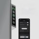 Aeno Premium Eco* Smart Heater, 700W, Tempered glass, Infrared+convection heating type, LED display, Plug type: Europe (E/F type), GREY 5