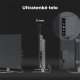 Aeno Premium Eco* Smart Heater, 700W, Tempered glass, Infrared+convection heating type, LED display, Plug type: Europe (E/F type), GREY 10
