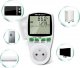 Qoltec Watomierz Licznik zużycia energii PM0627 z historiš pomiaru | 3680W | 16A | LCD 11