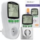 Qoltec Watomierz Licznik zużycia energii PM0627 z historiš pomiaru | 3680W | 16A | LCD 13