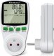 Qoltec Watomierz Licznik zużycia energii PM0627 z historiš pomiaru | 3680W | 16A | LCD 3