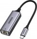 Adapter USB Ugreen CM199 USB-C - RJ-45 Szary  (50737B) 1