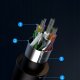 HUB USB DRMZ HUB USB-C 3.0 ROZDZIELACZ PORTÓW 7W1 USB 3.2 AKTYWNY SZYBKI ROZGAŁĘŹNIK 5