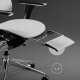 Krzesło biurowe Diablo Chairs V-Master Biało-czarne 4