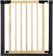Springos Bramka zabezpieczająca schody 75-82 cm bramka rozporowa brązowo-czarna UNIWERSALNY 9
