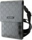 Karl Lagerfeld Karl Lagerfeld Torebka Na Telefon Klwbsamsmg Srebrna Hardcase Phone Pounch Universal Saffiano Mono Plaque 1