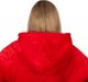 Springos Kocobluza damska męska oversize koc bluza 2w1 z kapturem XXL ciepła czerwone UNIWERSALNY 5