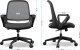 Krzesło biurowe SENSE7 Sopty Czarne 5