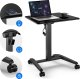 Biurko SENSE7 biurko mobilne Czarne 70 cmx52 cm czarny 4