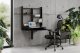 Biurko SENSE7 konwerter biurowy Czarne 81 cmx40 cm 2