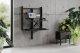 Biurko SENSE7 konwerter biurowy Czarne 81 cmx40 cm 3