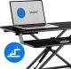 Biurko SENSE7 konwerter biurowy Czarne 81 cmx40 cm 5