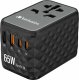 Verbatim Adapter podróżny UTA-05 GaN III globalny 2xUSB-C PD QC 4+ 65W, 1xUSB-A 60W, 1xUSB-A 5W 4
