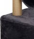 Springos Drapak dla kota sizal 3-poziomowy domek słupek z zabawkami 62 cm UNIWERSALNY 4