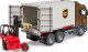 Bruder Pojazdy Scania Super 560R Kontener UPS z wózkiem widłowym 4