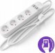 Listwa zasilająca Tesla 4 gniazda 2 m biała (TSL-SPL-SPS300) 9