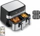 Frytkownica beztłuszczowa Tefal Dual Easy Fry & Grill EY905D 12