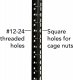 Szafa Eaton Wisząca 19" 12U (SRW12U) 5