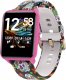 Smartwatch Bemi KIX-M + Głośnik - Słuchawki BT DUO Czarno-różowy 1