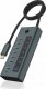 HUB USB Icy Box Hub IB-HUB1457-C31 7 port Type C HUB z 36 W PSU 4