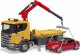 Bruder Laweta pomocy drogowej z autem RoadsterScania Super 560R (03552) 8