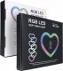 Lampa pierścieniowa OEM Lampa LED Ring / Heart Stream RGB pierścieniowa 10 cali FULL COLOR z uchwytem na telefon + statyw JM26-10 9