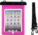 Etui na tablet Hurtel Etui wodoszczelne na tablet PVC z regulowanym paskiem Outdoor - różowe Etui wodoszczelne na tablet PVC z regulowanym paskiem Outdoor - różowe 1