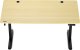 Biurko SENSE7 Nojo Sosna 140 cmx70 cm Black Pine 8