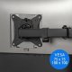 SENSE7 Uchwyt biurkowy na monitor 17"-32" FLOAT ARM 4