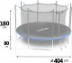 Trampolina ogrodowa Neo-Sport NS-13W241 z siatką wewnętrzną 13 FT 404 cm 4