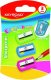 Keyroad Temperówka plastikowa KEYROAD Easy-Sharp, pojedyncza, 3szt., blister, mix kolorów 1