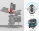 Głowica SmallRig Profesjonalna Głowica 3D na Monitor Lampę Mikrofon na Gwint 1/4'' SmallRig / 2905B 4