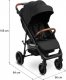 Wózek Caretero WÓZEK SPACEROWY ELMA BLACK 6