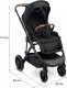 Wózek Caretero WÓZEK SPACEROWY RATIO BLACK 4