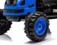 Milly Mally Milly Mally Pojazd na akumulator Traktor z przyczepą Farmer Blue 6