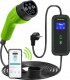 Ładowarka Qoltec Mobilna 2w1 Typ2 | 3.5kW | 230V | SCHUKO 16A | Wi-fi | LCD | Przenośna | Wallbox | 5m (52476) 2