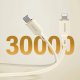 Kabel USB Dudao Lightning - USB-C 1 m Biały (DDA332) 4