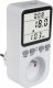 GreenBlue Miernik energii GreenBlue, watomierz,  typ E, 220-240V AC, 50Hz, max. obciążenie 16A, IP20, wbudowana bateria, GB364 E 1